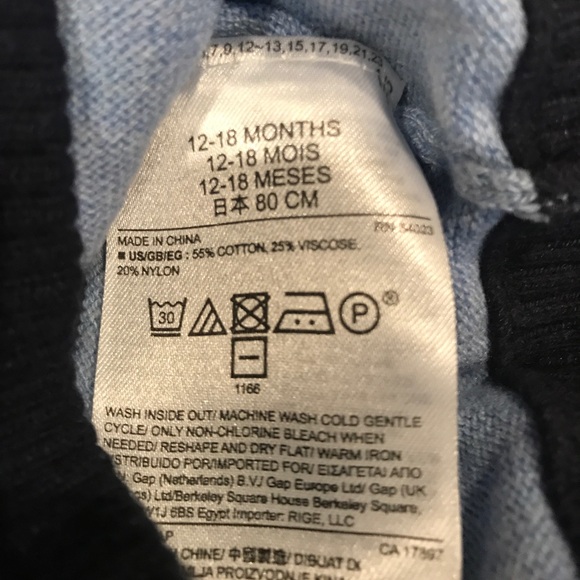 Baby Gap Striped Sweater 12-18 mo - Picture 8 of 8